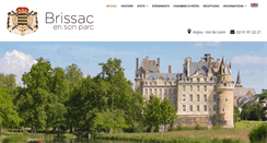 Desktop Screenshot of chateau-brissac.fr