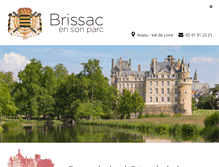 Tablet Screenshot of chateau-brissac.fr